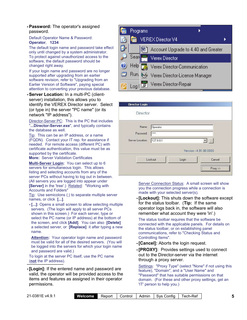 Interlogix VEREX Director User Manual | Page 13 / 383