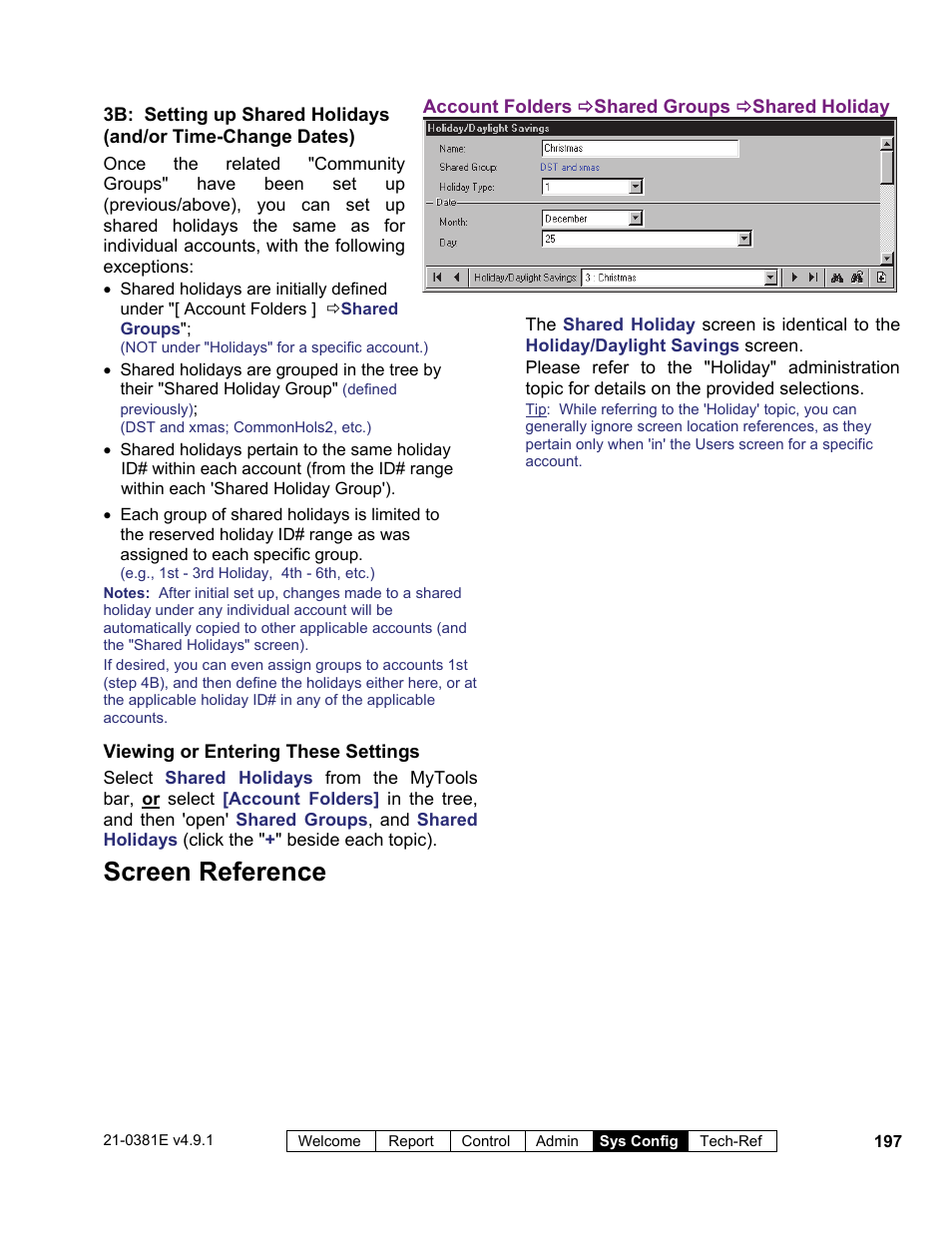 Screen reference | Interlogix VEREX Director User Manual | Page 205 / 383