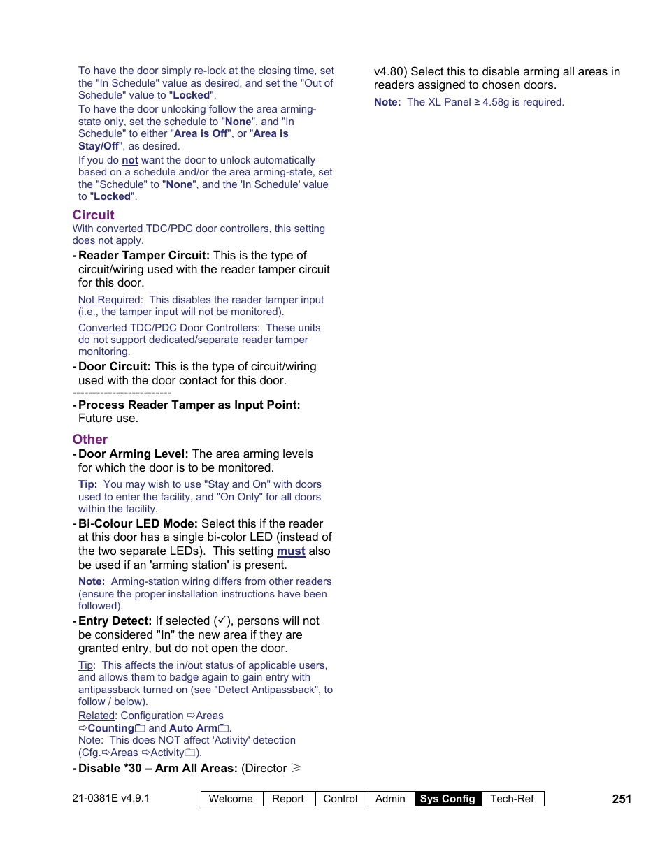 Interlogix VEREX Director User Manual | Page 259 / 383