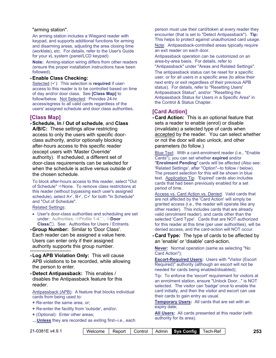 Interlogix VEREX Director User Manual | Page 261 / 383