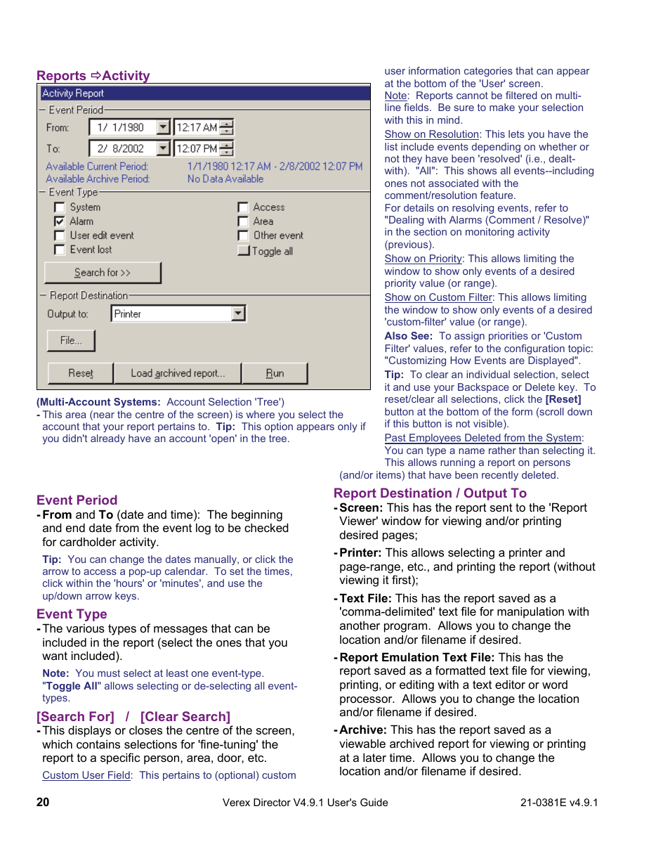 Interlogix VEREX Director User Manual | Page 28 / 383
