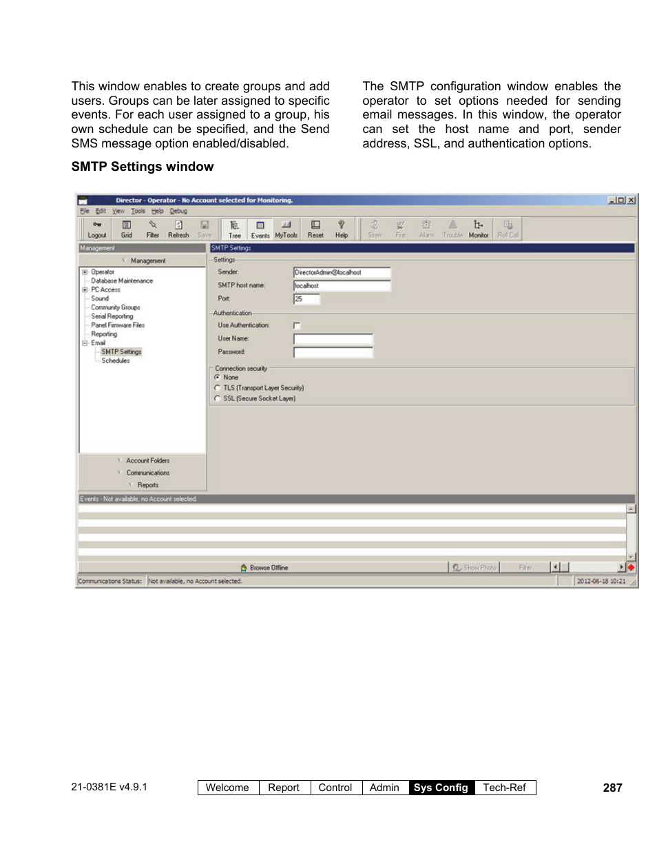 Interlogix VEREX Director User Manual | Page 295 / 383