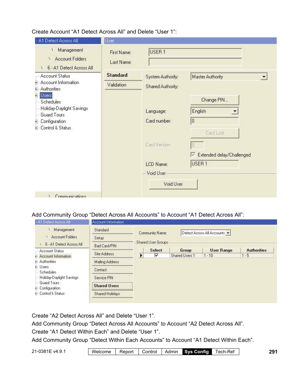 Interlogix VEREX Director User Manual | Page 299 / 383