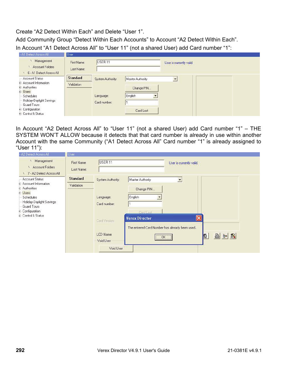 Interlogix VEREX Director User Manual | Page 300 / 383