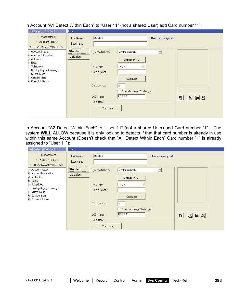 Interlogix VEREX Director User Manual | Page 301 / 383