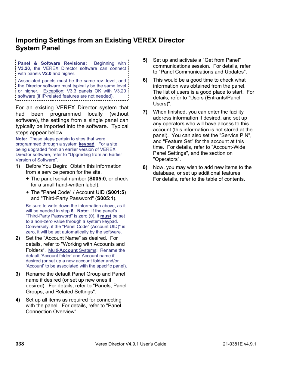 Interlogix VEREX Director User Manual | Page 346 / 383