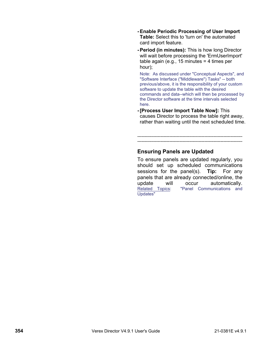 Interlogix VEREX Director User Manual | Page 362 / 383