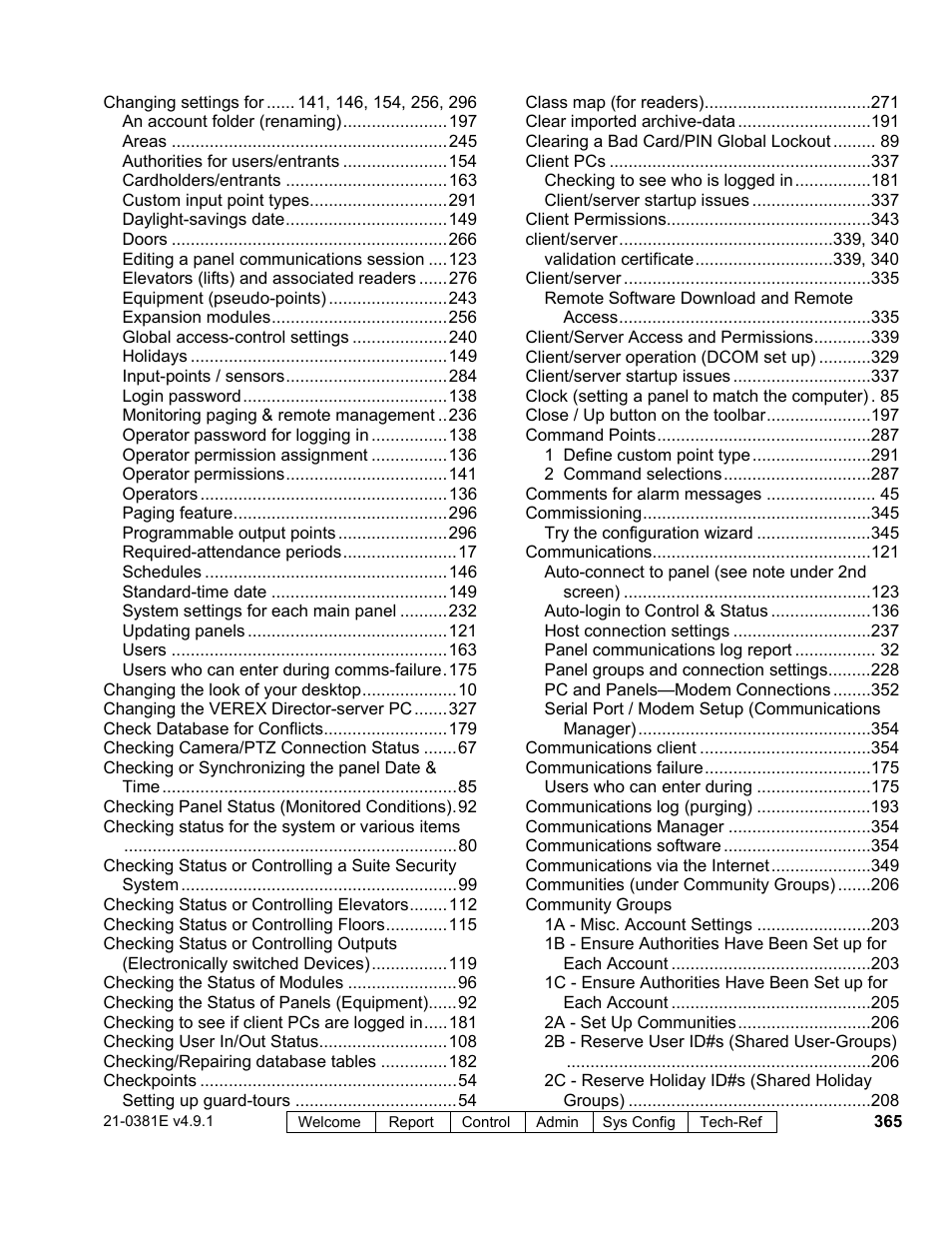 Interlogix VEREX Director User Manual | Page 373 / 383