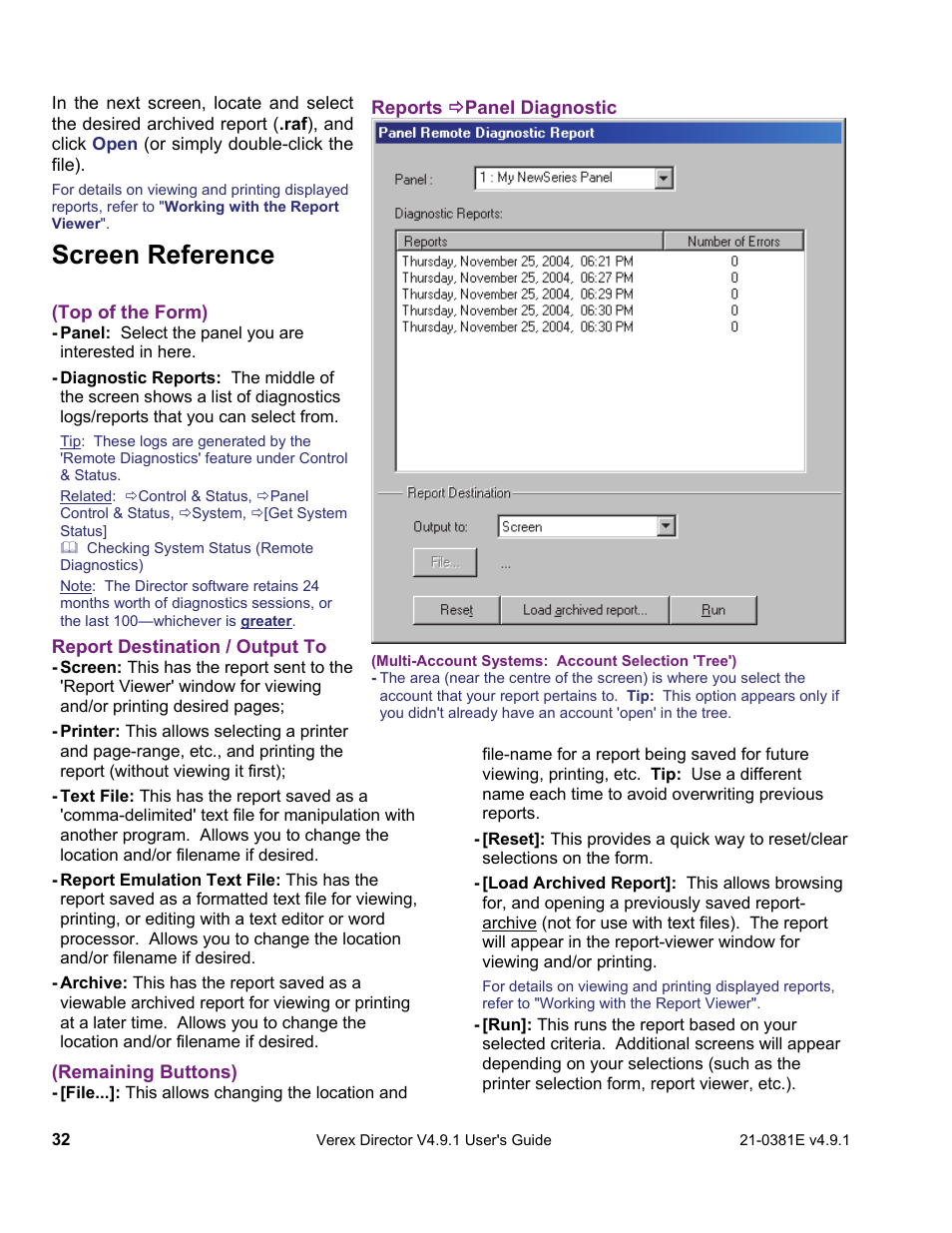 Screen reference | Interlogix VEREX Director User Manual | Page 40 / 383