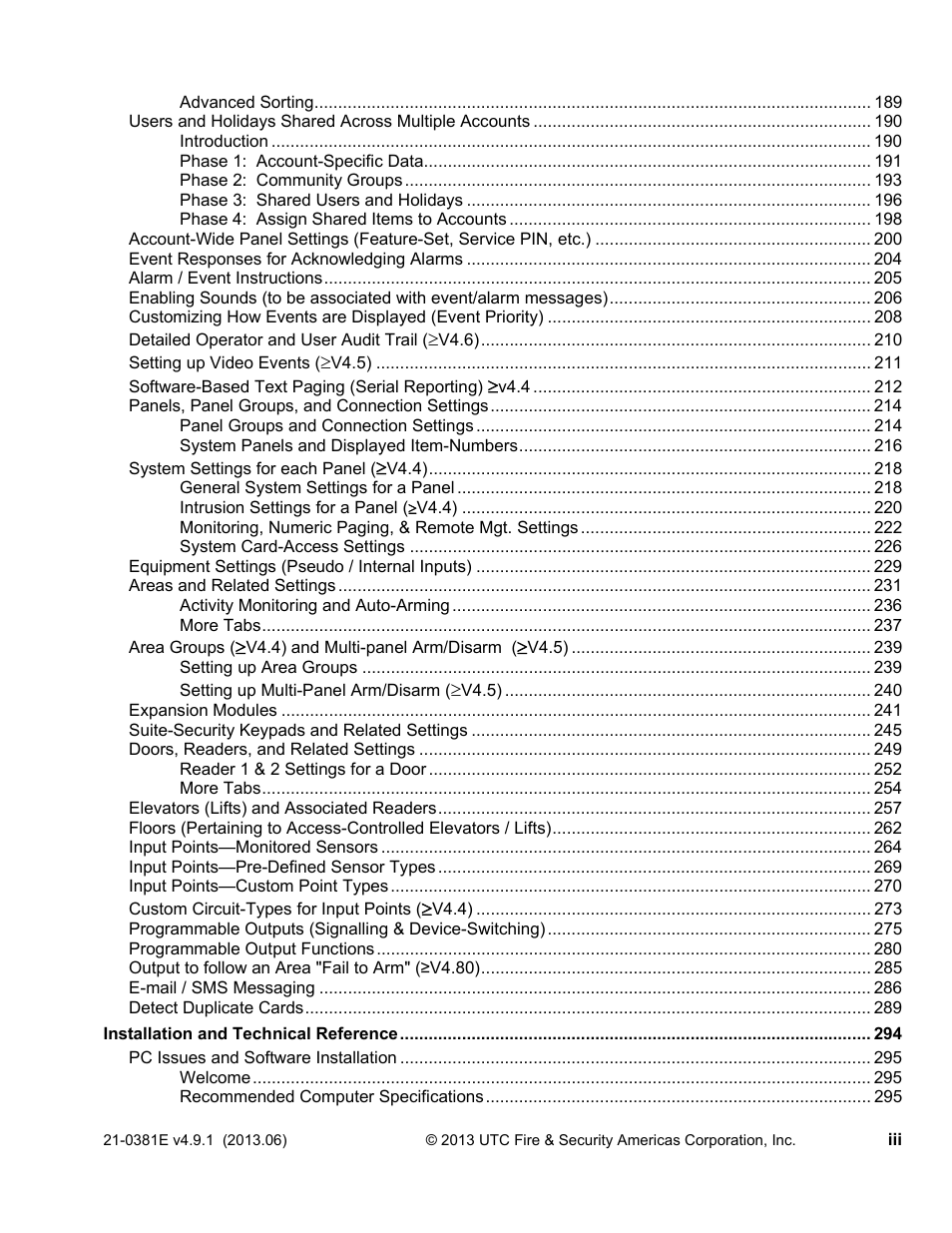 Interlogix VEREX Director User Manual | Page 5 / 383