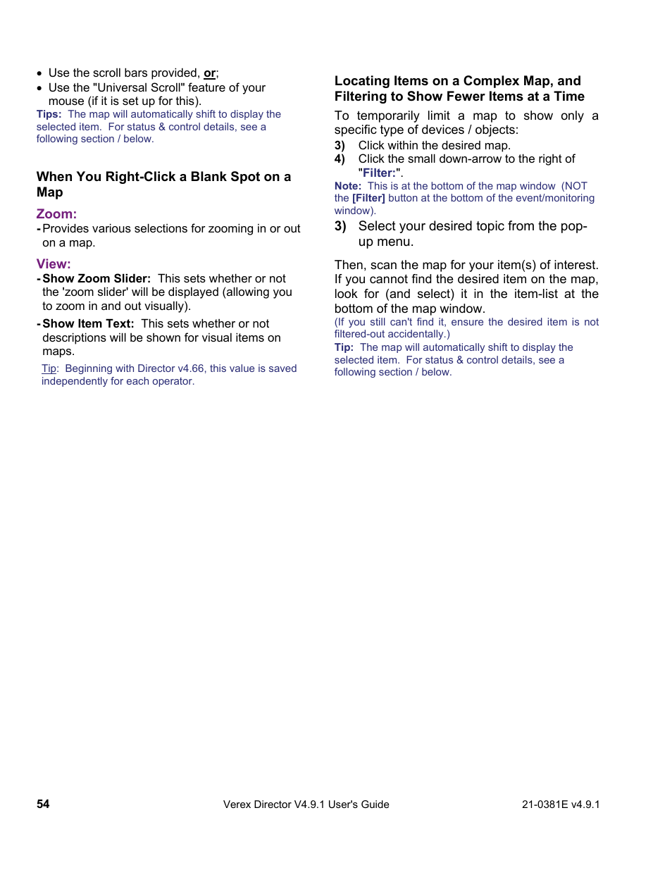 Interlogix VEREX Director User Manual | Page 62 / 383