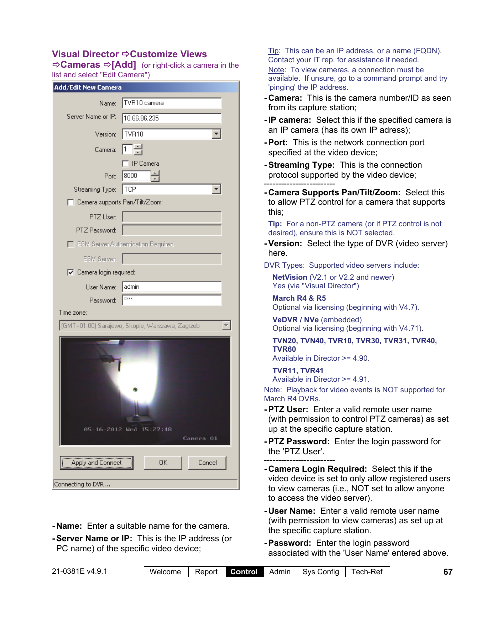 Interlogix VEREX Director User Manual | Page 75 / 383