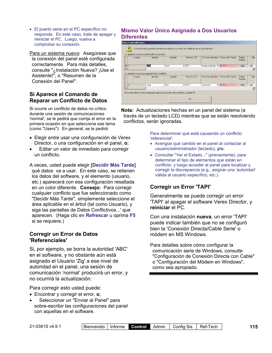 Interlogix VEREX Director User Manual | Page 125 / 378