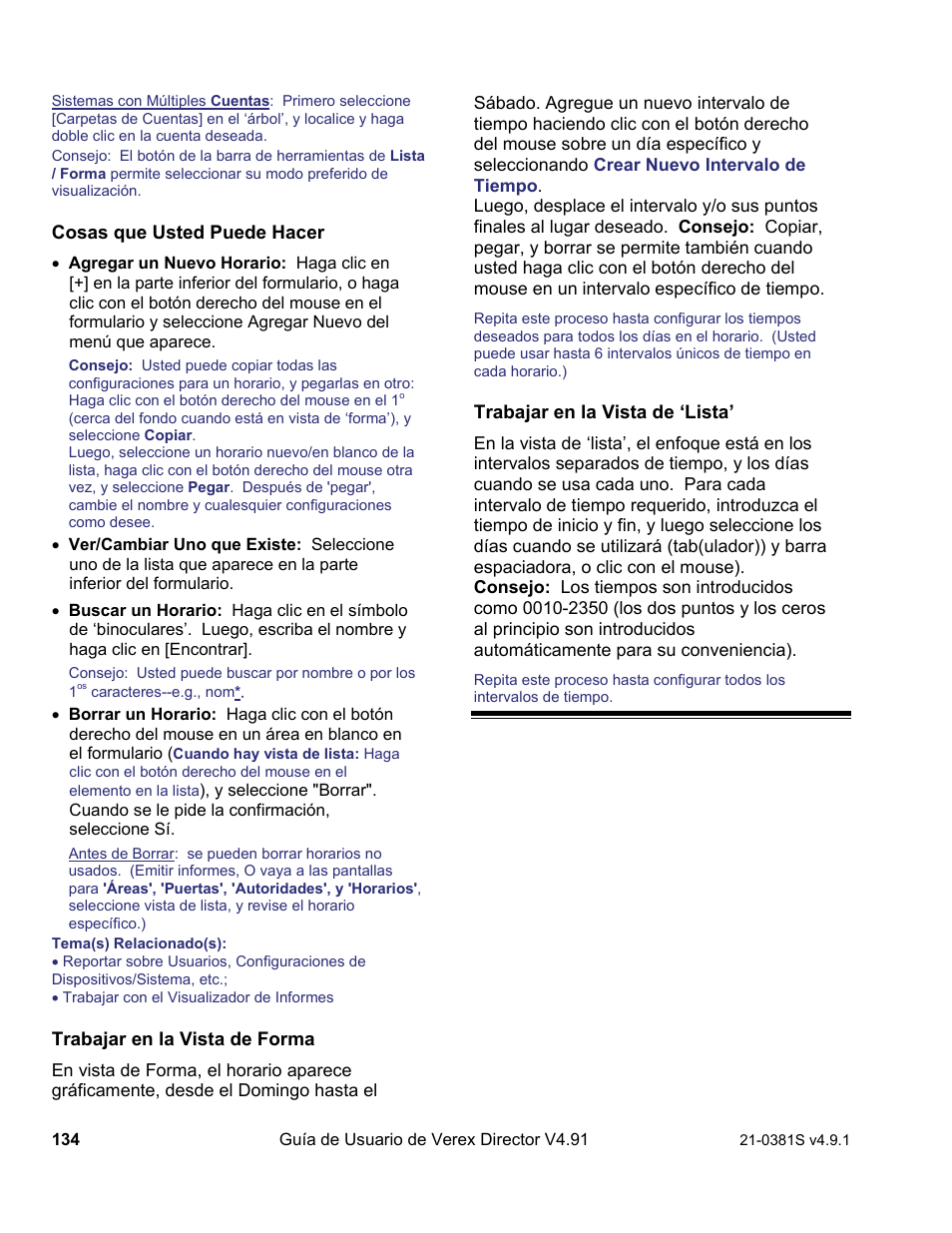 Interlogix VEREX Director User Manual | Page 144 / 378