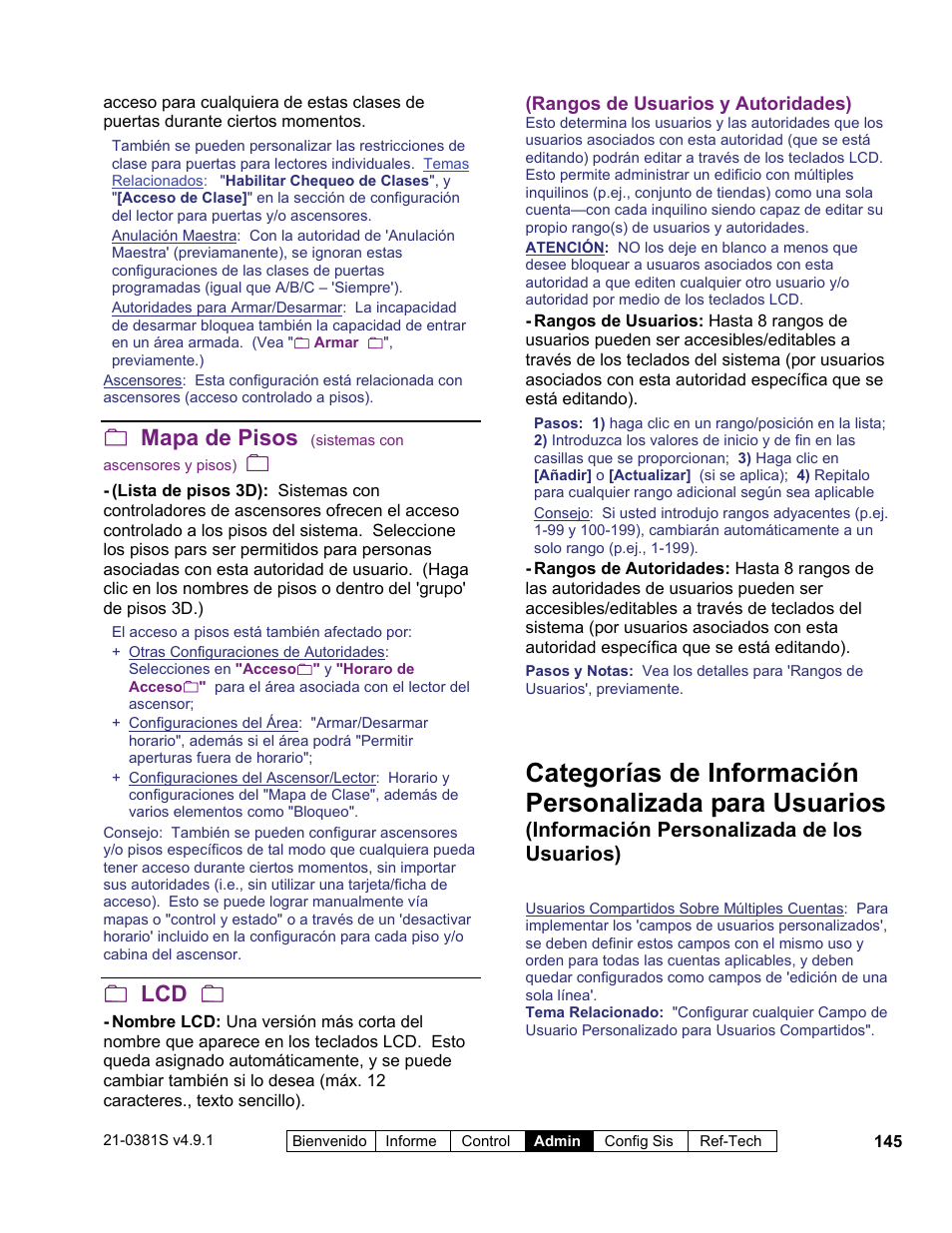 Mapa de pisos | Interlogix VEREX Director User Manual | Page 155 / 378