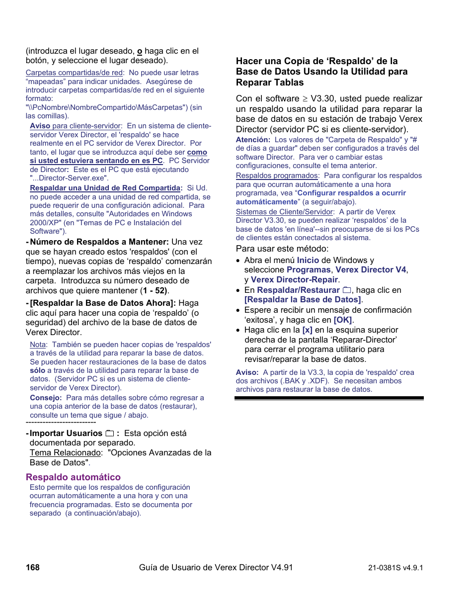 Interlogix VEREX Director User Manual | Page 178 / 378
