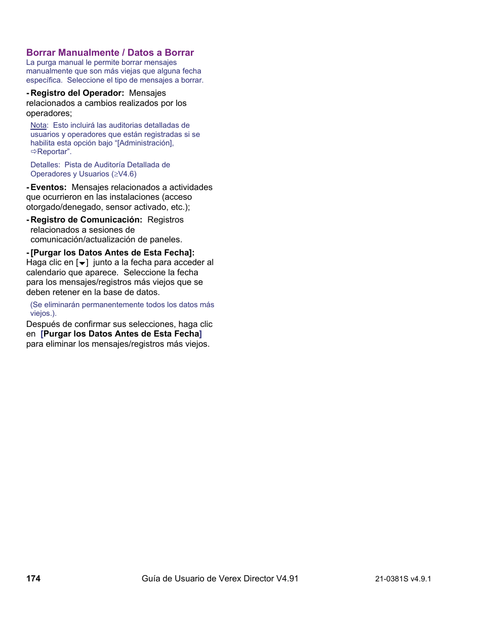 Interlogix VEREX Director User Manual | Page 184 / 378