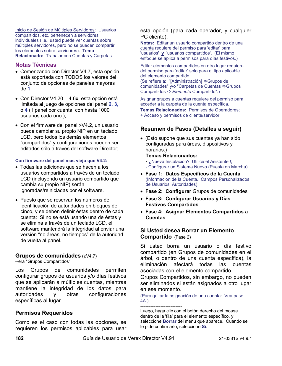 Interlogix VEREX Director User Manual | Page 192 / 378