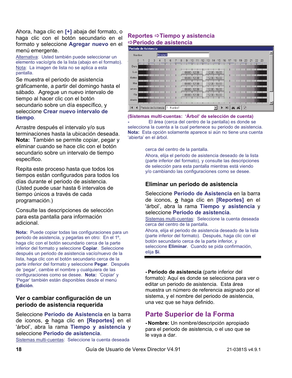 Parte superior de la forma | Interlogix VEREX Director User Manual | Page 28 / 378