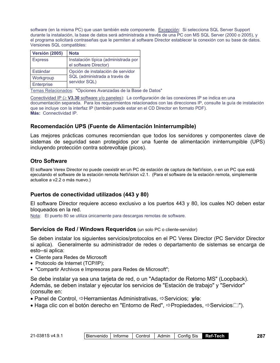 Interlogix VEREX Director User Manual | Page 297 / 378