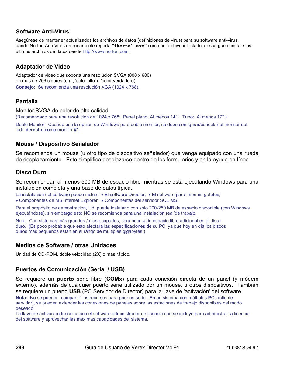Interlogix VEREX Director User Manual | Page 298 / 378