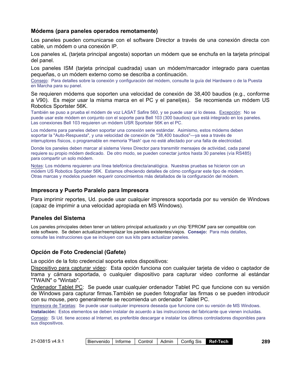 Interlogix VEREX Director User Manual | Page 299 / 378