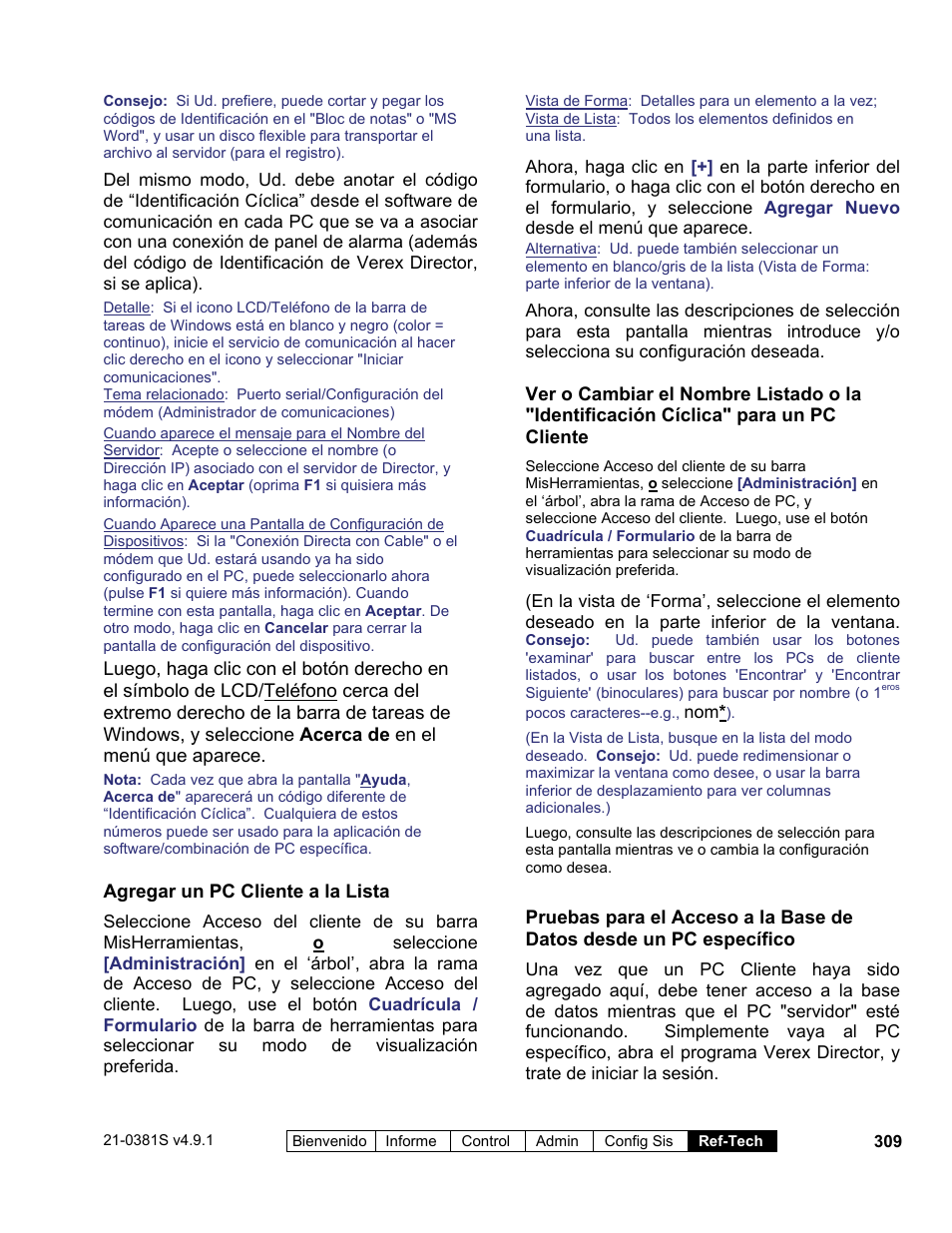 Interlogix VEREX Director User Manual | Page 319 / 378