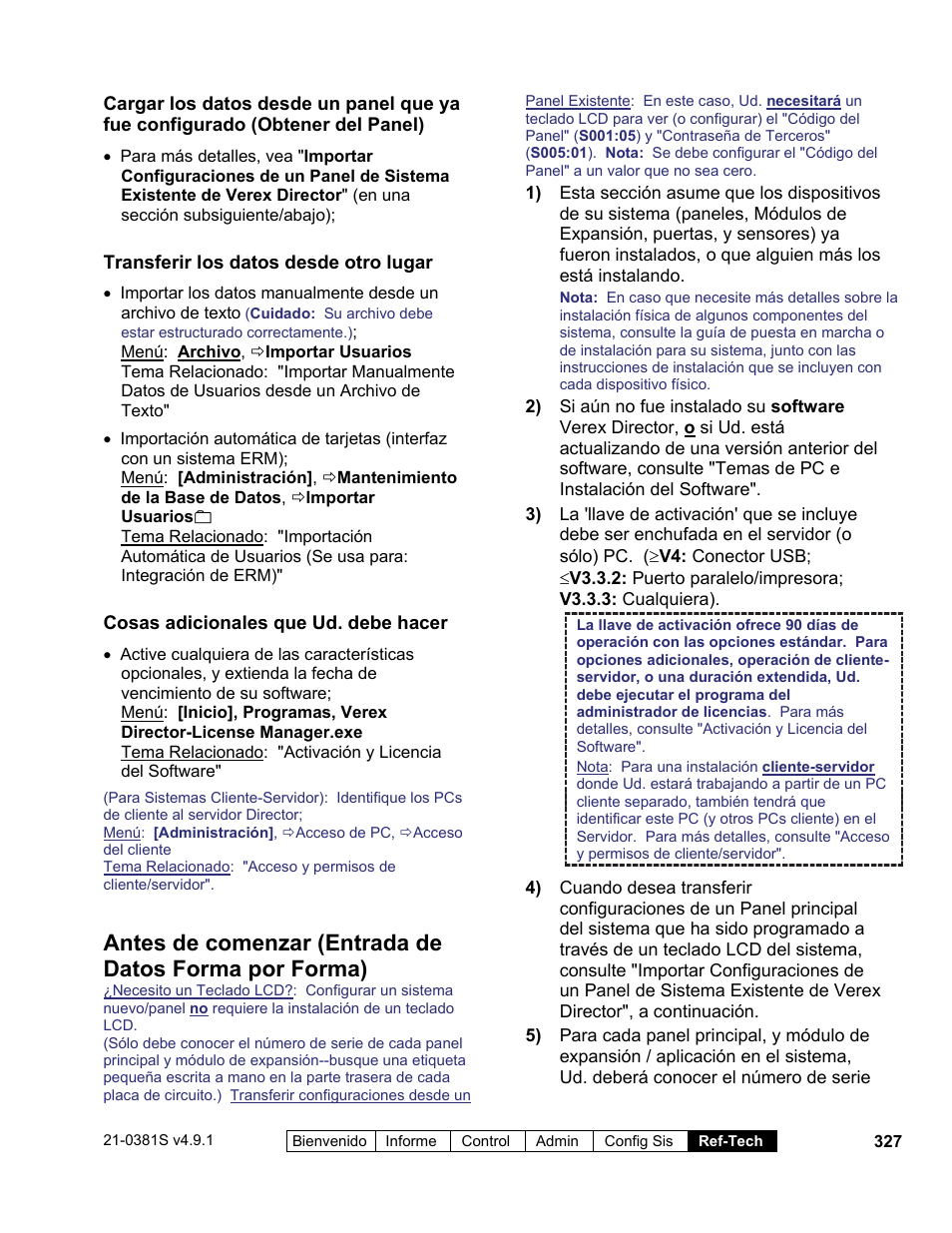 Interlogix VEREX Director User Manual | Page 337 / 378
