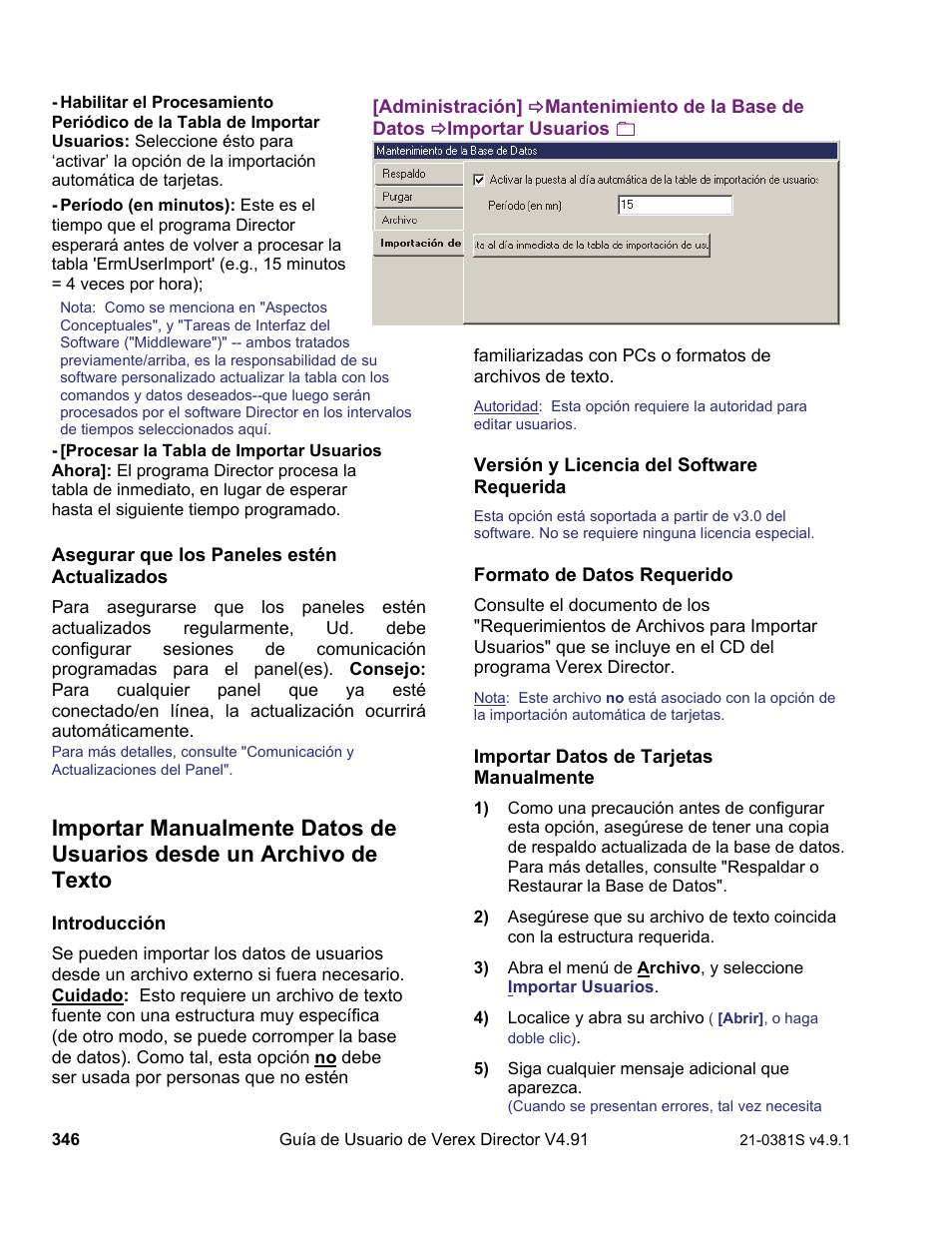 Interlogix VEREX Director User Manual | Page 356 / 378