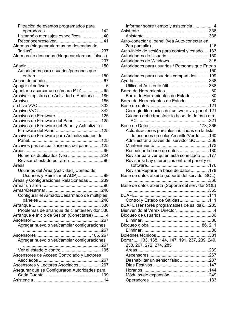 Interlogix VEREX Director User Manual | Page 364 / 378