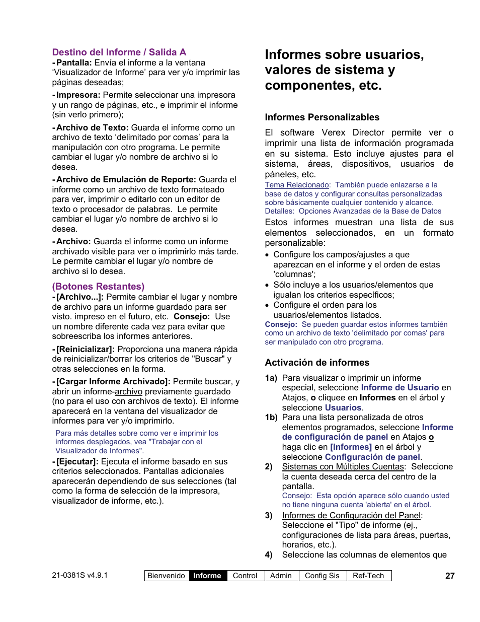 Interlogix VEREX Director User Manual | Page 37 / 378