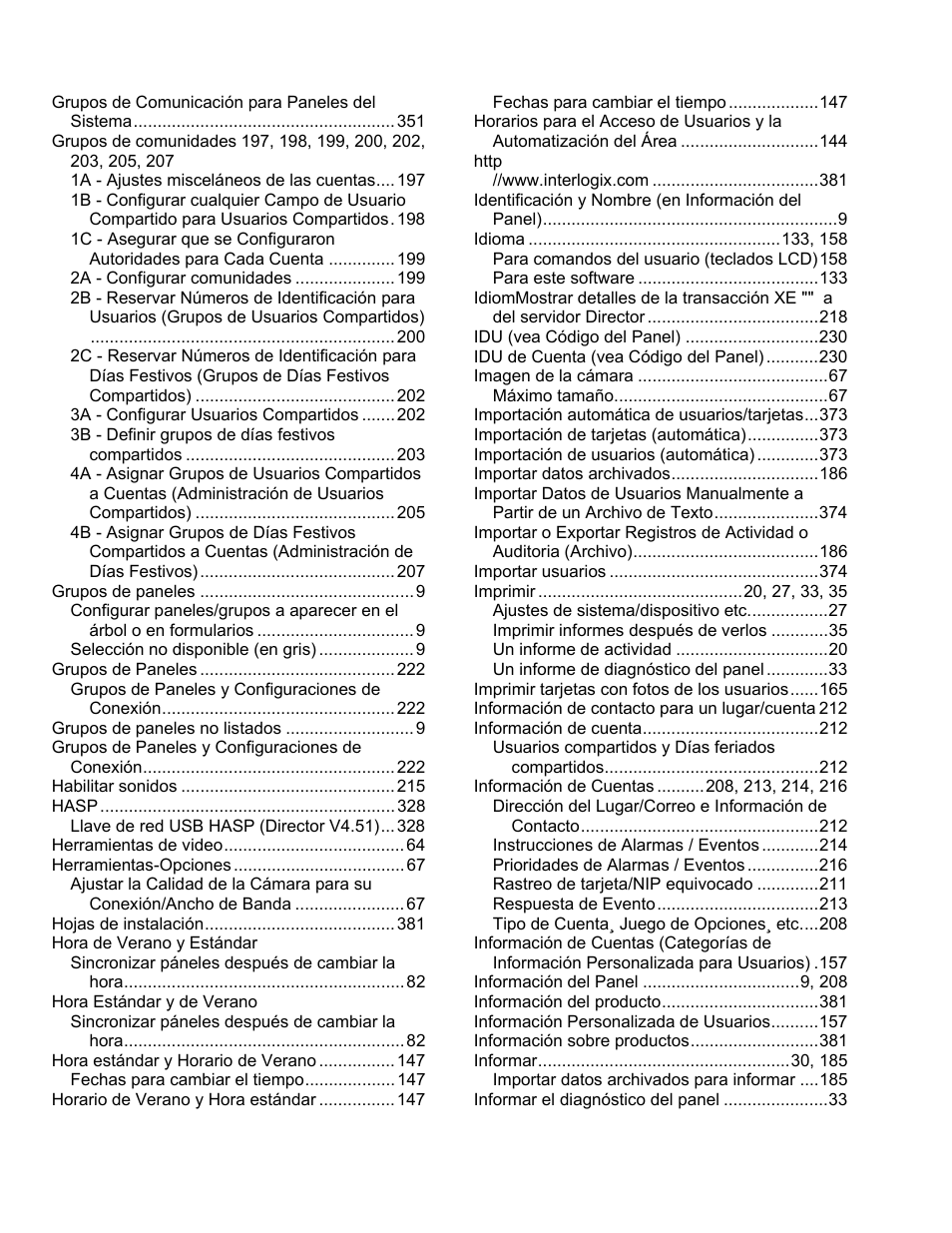 Interlogix VEREX Director User Manual | Page 370 / 378