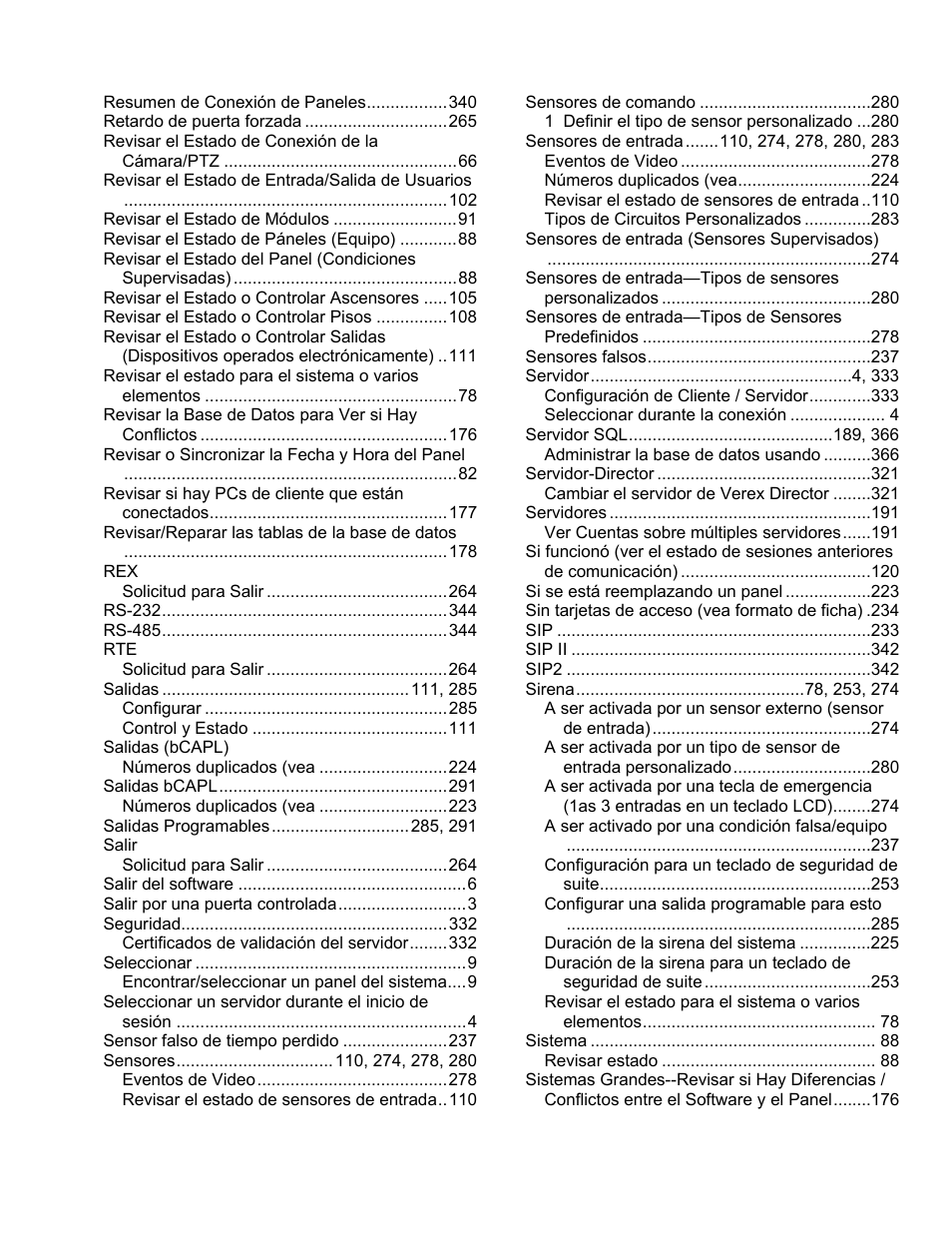 Interlogix VEREX Director User Manual | Page 375 / 378
