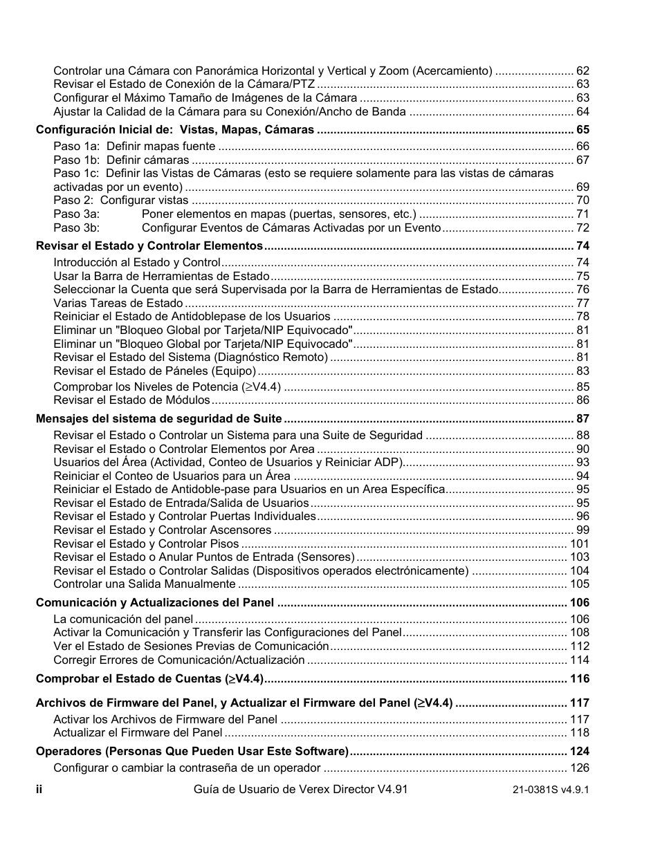 Interlogix VEREX Director User Manual | Page 4 / 378