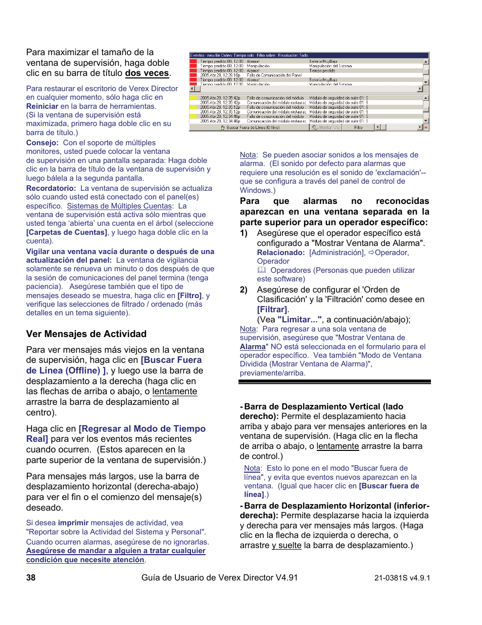 Interlogix VEREX Director User Manual | Page 48 / 378