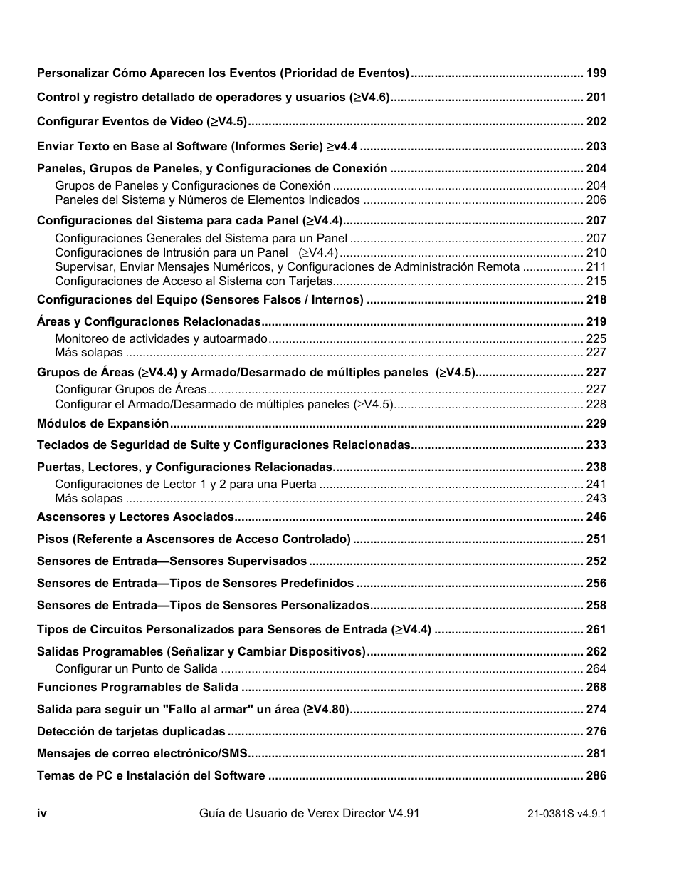 Interlogix VEREX Director User Manual | Page 6 / 378