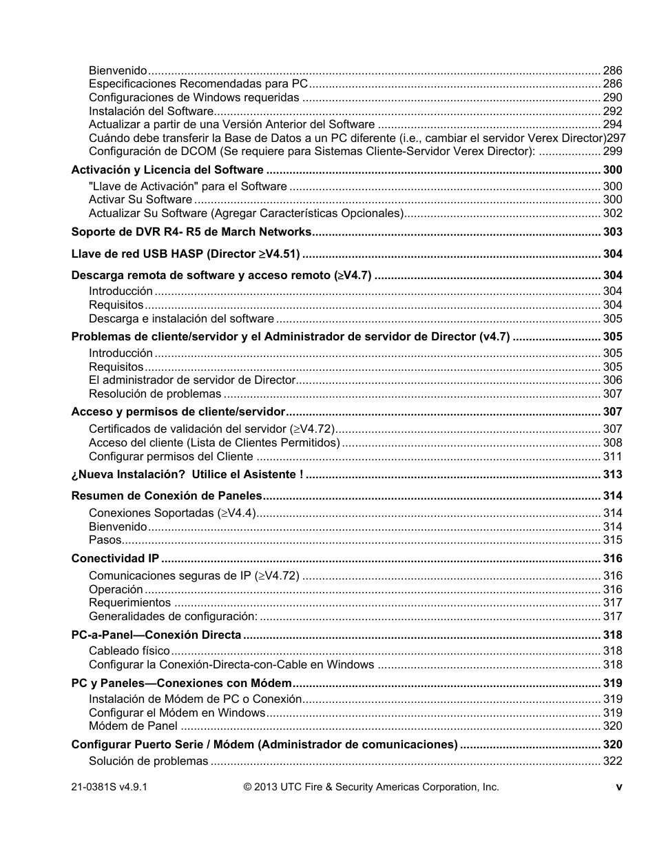 Interlogix VEREX Director User Manual | Page 7 / 378