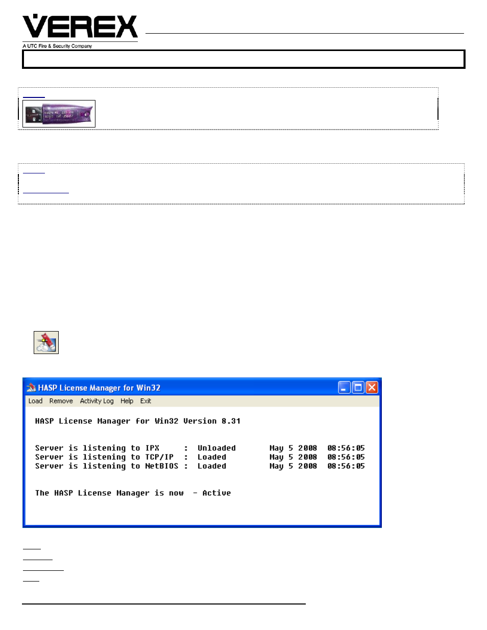 Interlogix Director Network Security Key User Manual | 2 pages