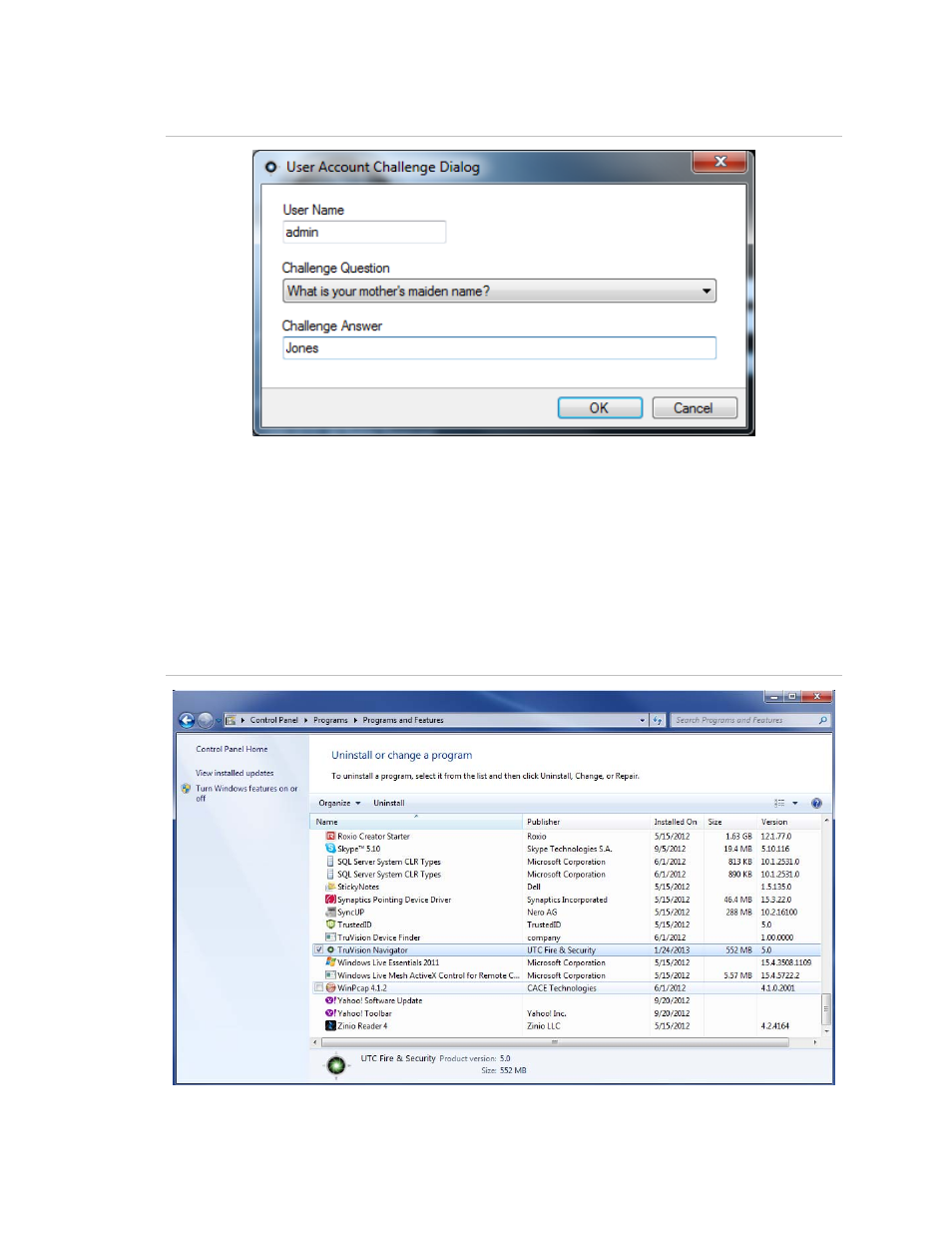 Uninstall | Interlogix TruVision Navigator 5.0 User Manual User Manual | Page 37 / 191