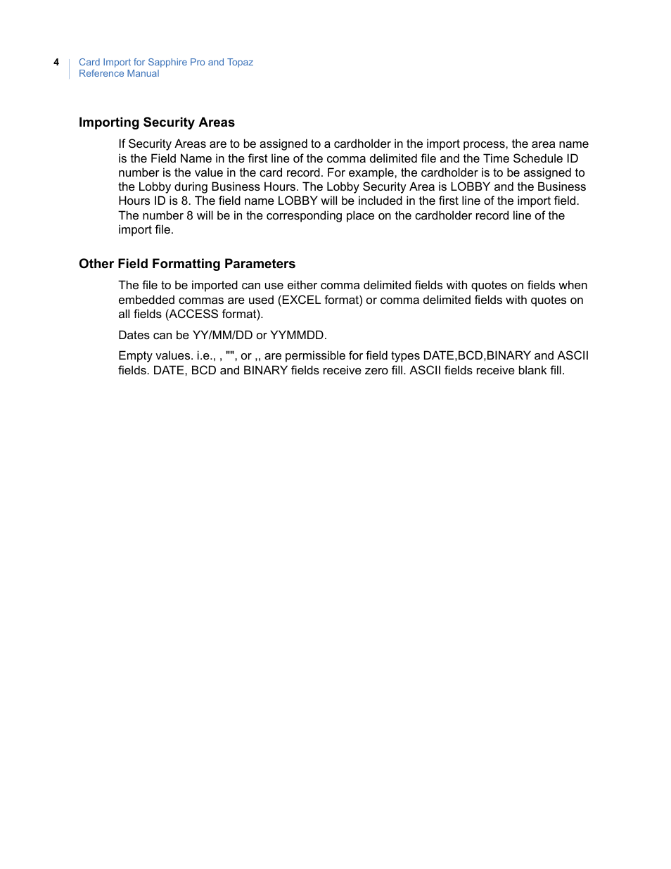 Interlogix Topaz Reference Manual User Manual | Page 8 / 30