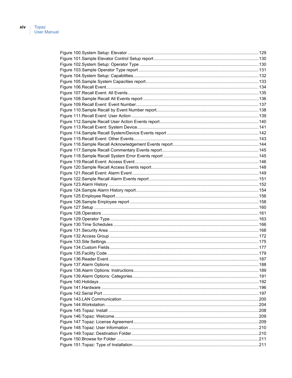 Interlogix Topaz User Manual User Manual | Page 14 / 420