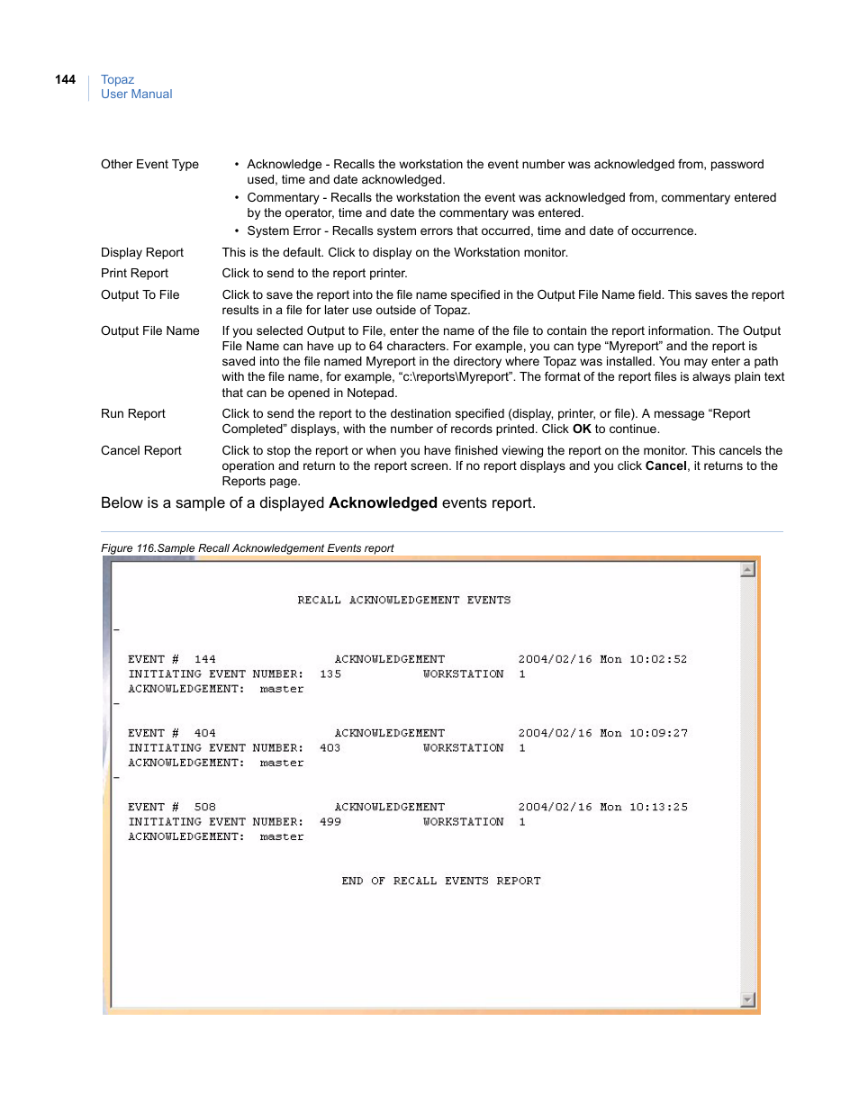 Interlogix Topaz User Manual User Manual | Page 162 / 420