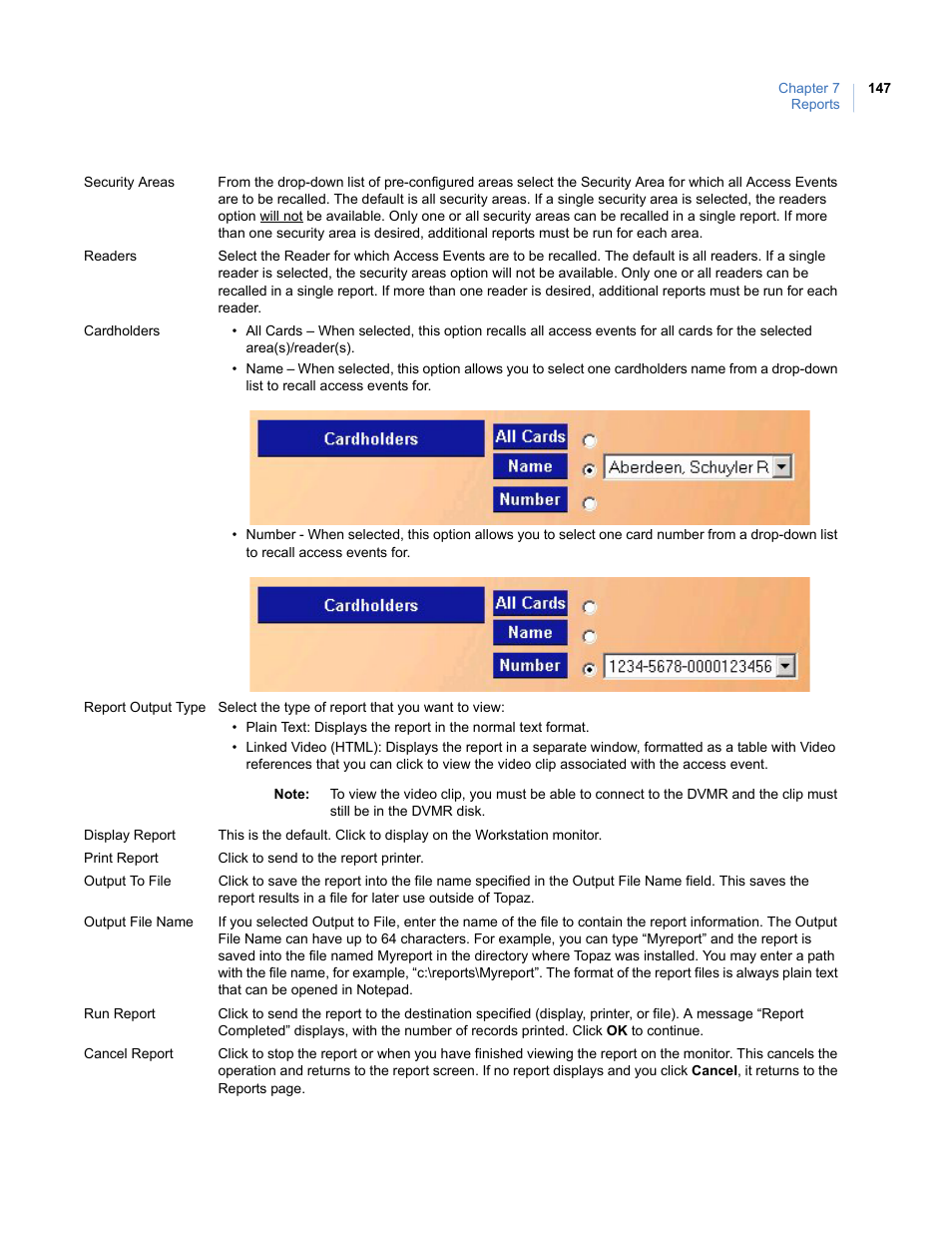 Interlogix Topaz User Manual User Manual | Page 165 / 420