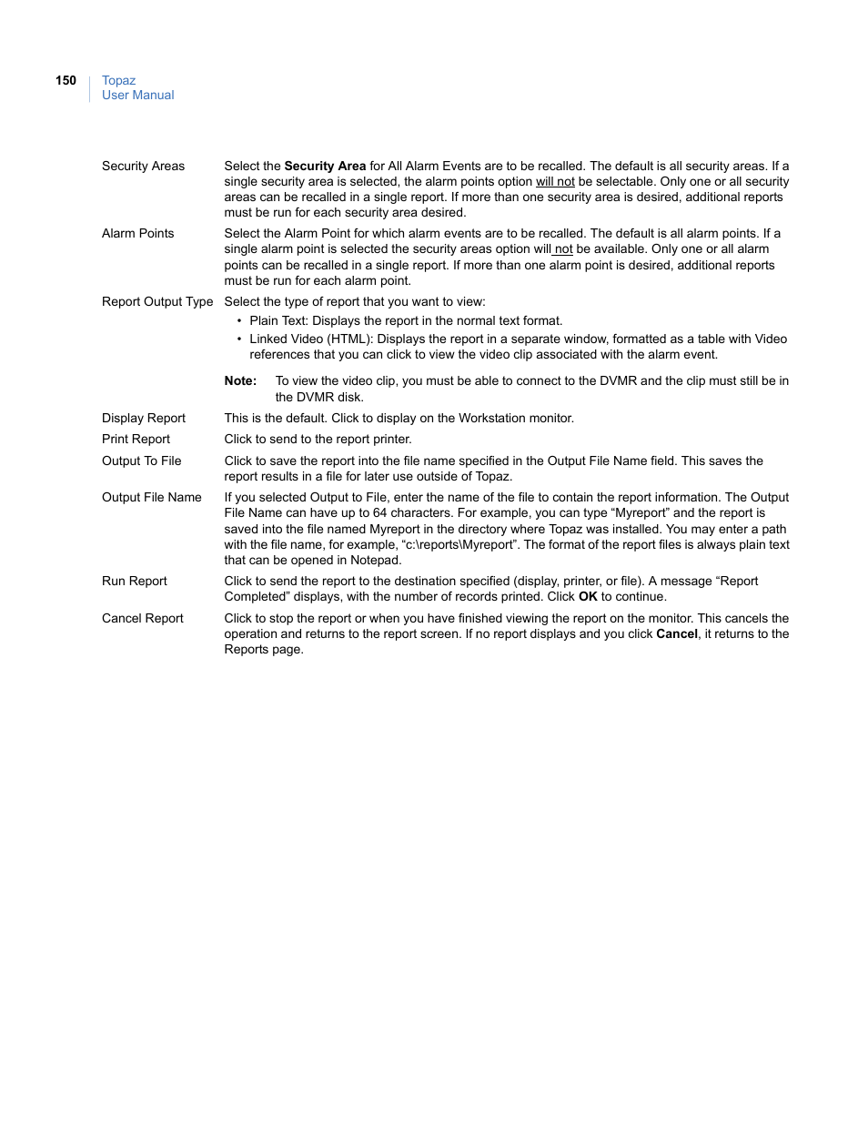Interlogix Topaz User Manual User Manual | Page 168 / 420