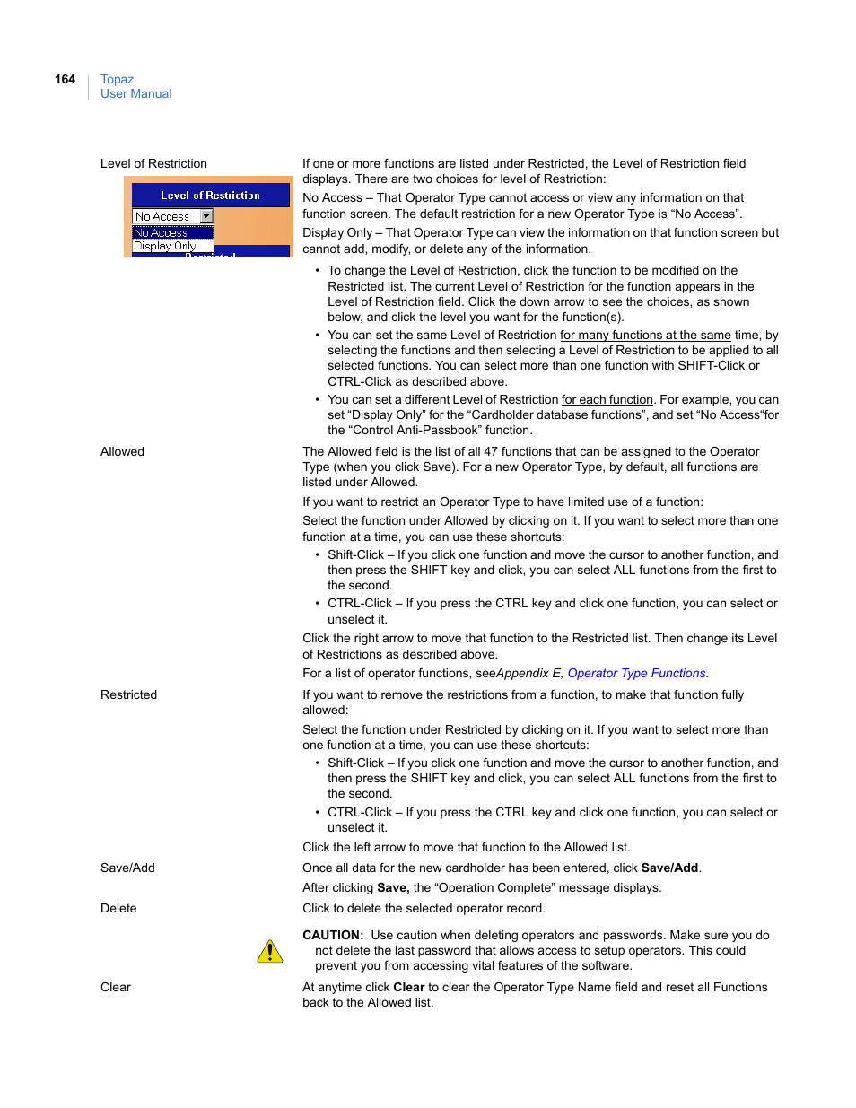 Interlogix Topaz User Manual User Manual | Page 182 / 420