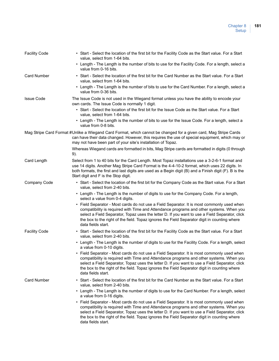 Interlogix Topaz User Manual User Manual | Page 199 / 420