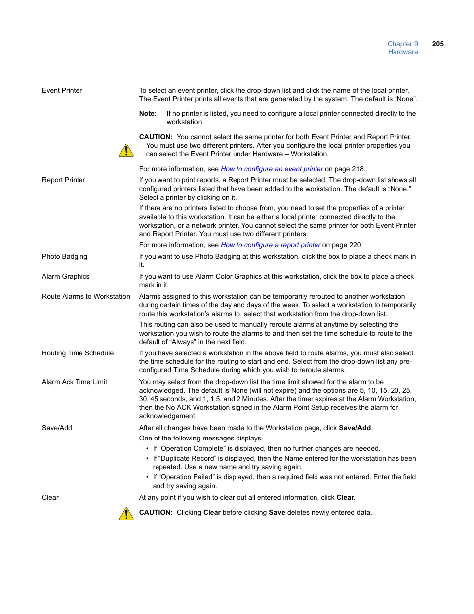 Interlogix Topaz User Manual User Manual | Page 223 / 420