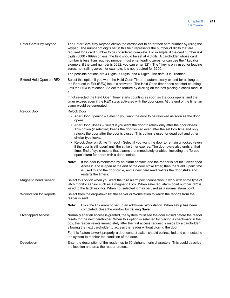 Interlogix Topaz User Manual User Manual | Page 259 / 420