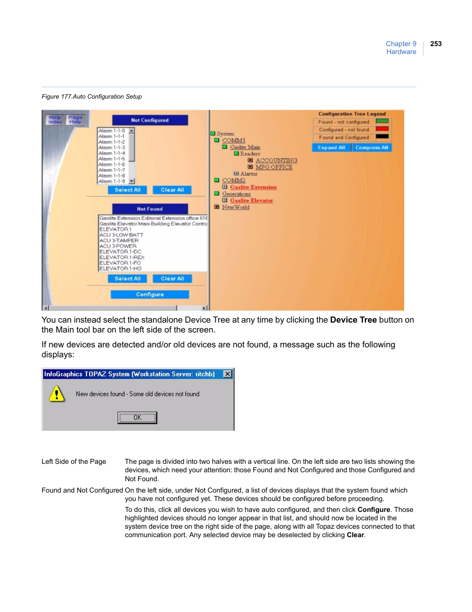 Figure 177.auto configuration setup | Interlogix Topaz User Manual User Manual | Page 271 / 420