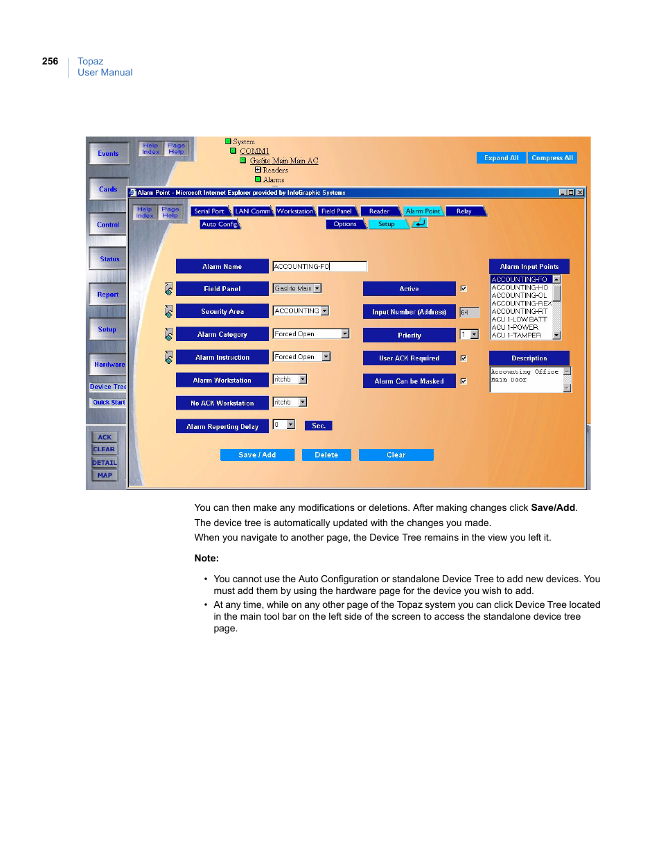 Interlogix Topaz User Manual User Manual | Page 274 / 420